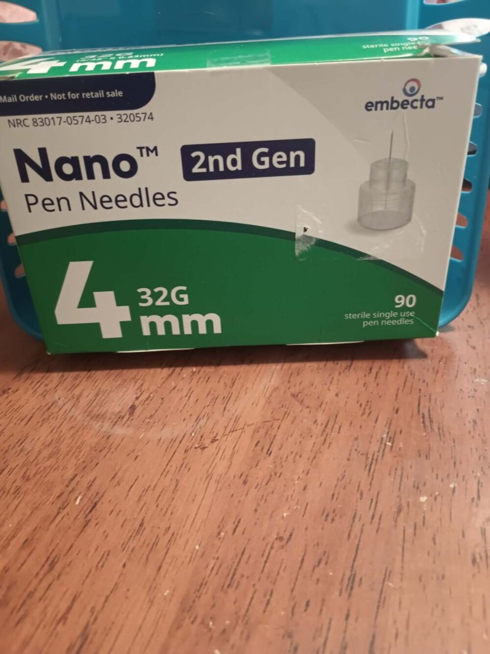 Nano 2nd Generation Pen Needles 4MM 32G NEW SEALED